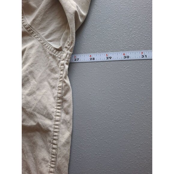 Dockers Long Sleeve Button Down Shirt Mens Size XL Beige - Picture 4 of 5